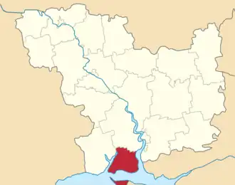 Poloha rajónu v Mykolajivské oblasti