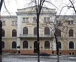 Hlavní budova univerzity na Dvorjanské ulici v Oděse