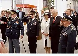 Plk. JUDr. L. Úlehla (druhý zleva)