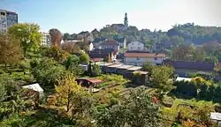 Pohled na město od severu