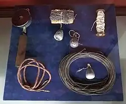 Odposlechové pomůcky pro hledání tajné telefonní linky (1918)