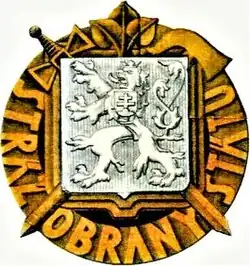 Návrh odznaku příslušníků SOS z května 1937