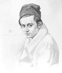 Portrét od Karla Oesterlaye st., asi 1825