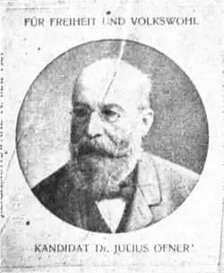 Julius Ofner, foto z doby před r. 1907