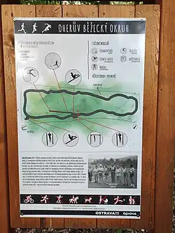 informační tabule na místě