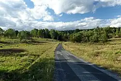 Silnice v místě bývalých Oken v Ralsku