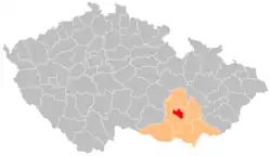 Okres Brno-město na mapě