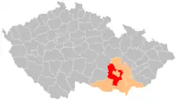 Okres Brno-venkov na mapě