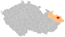 Okres Ostrava-město na mapě