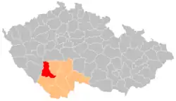 Okres Strakonice na mapě