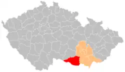 Okres Znojmo na mapě