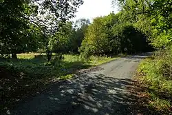 Silnice skrz bývalou Olšinu