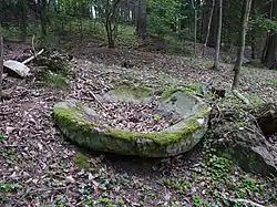 Oldřiš (Blažejov), kamenná mísa 01.jpg