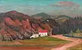Oldřich Kerhart Krajina s domem (1936)