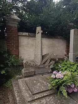 Oldřich Lipský, hrob