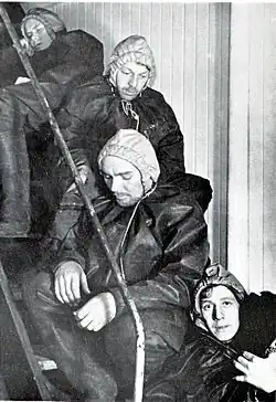 Posádka „Montevideo“ po útoku na konvoj v roce 1943