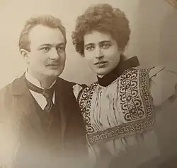 Jaroslav Preiss s chotí Olgou Dostalovou Preissovou