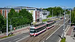 Olomoucká souprava tramvají EVO1