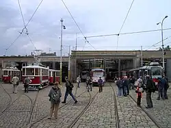 Areál olomoucké tramvajové vozovny
