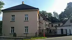 Bývalý mlýn s pilou v osadě Olšina ve Skržicích