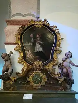 Oltář sv. Jana Nepomuckého – současný stav