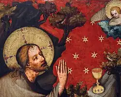 Kristus na hoře Olivetské (detail)