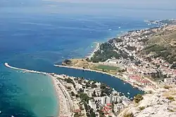 Omiš a delta řeky Cetiny