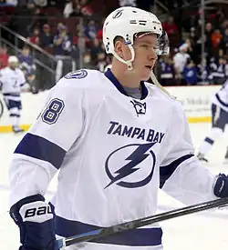 Ondřej Palát v dresu Lightning