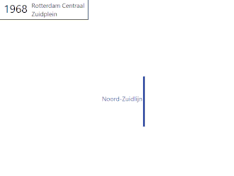 Rozšiřování metra v Rotterdamu (animace)