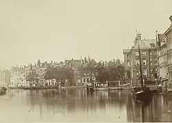 Řeka Amstel, asi 1860