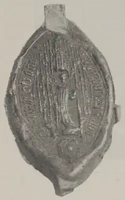 Pečeť opata Přibyslava