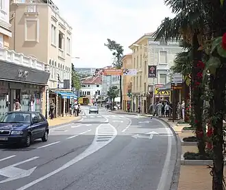 Silnice D66 v Opatiji