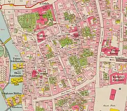 Výřez z mapy Stabilního katastru