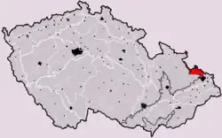 Opavská pahorkatina v rámci Česka