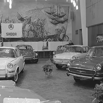 Škoda 1000 MB na veletrhu v Nizozemsku, 1966