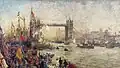 William Lionel Wyllie, "The Opening of Tower Bridge" (1895)