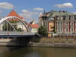 kanál Ulgi a Most Piastowski ve dne