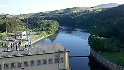 Pohled z Oravské přehrady