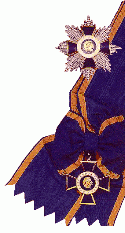 velkokříž a řádová hvězda