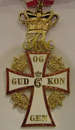 Řád z doby vlády krále Frederika IX.