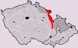 Orlická oblast v rámci Česka