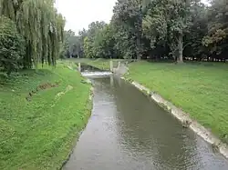 Řeka Orljava v Požeze