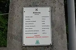 Mühsam, informační tabule