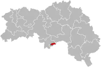 Kanton na mapě departementu Orne