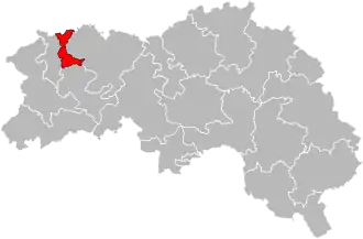 Kanton na mapě departementu Orne