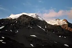 Východ slunce nad Ortlerem