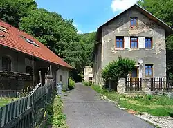 Severní část vesnice Hrad Osek