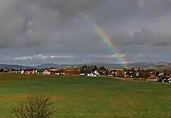 Pohled na Osek ze západu