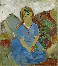 Brigitte in Blau Brigitt