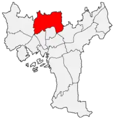 Nordre Aker na mapě